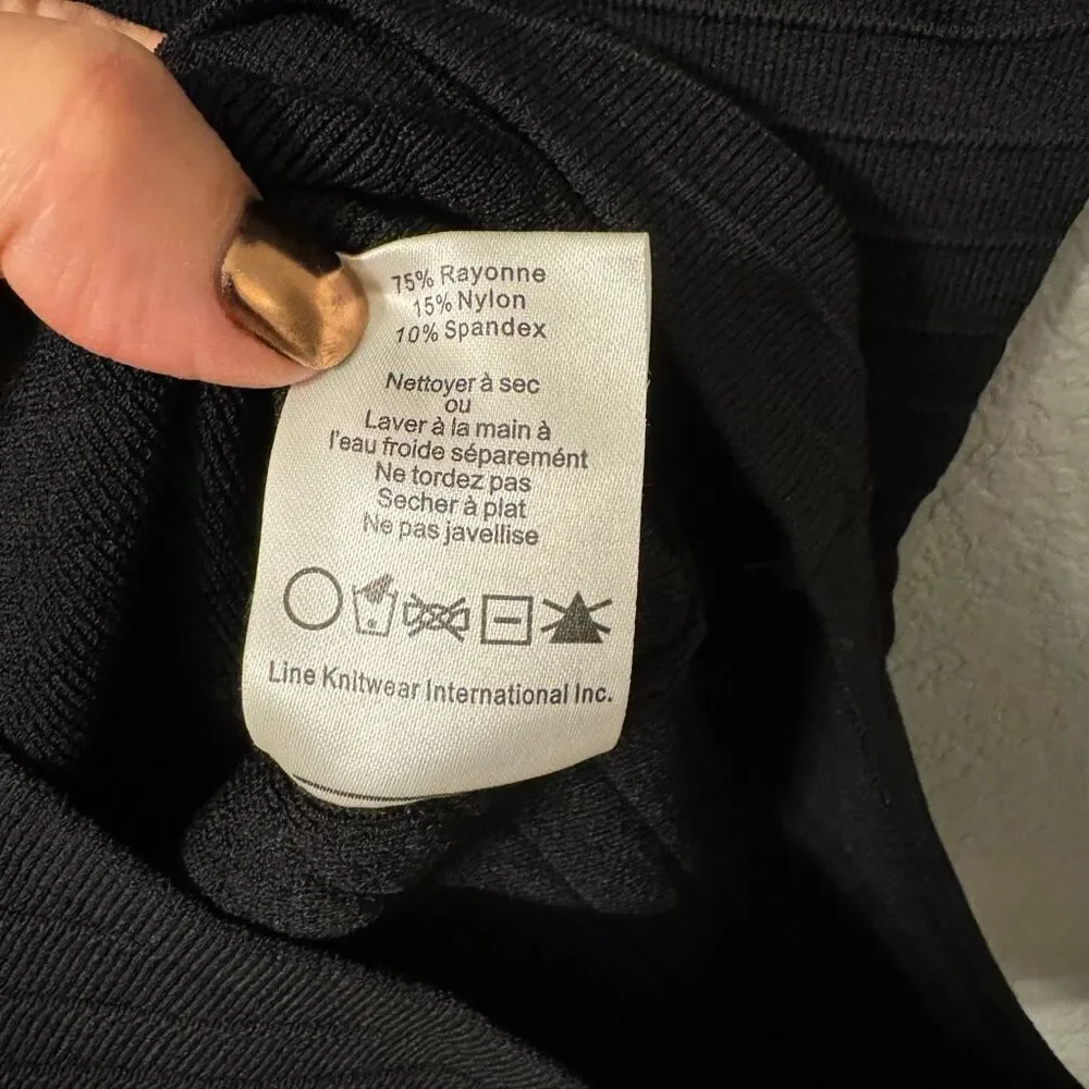 John + Jenn Revolve Black Bodycon Dress Size XS